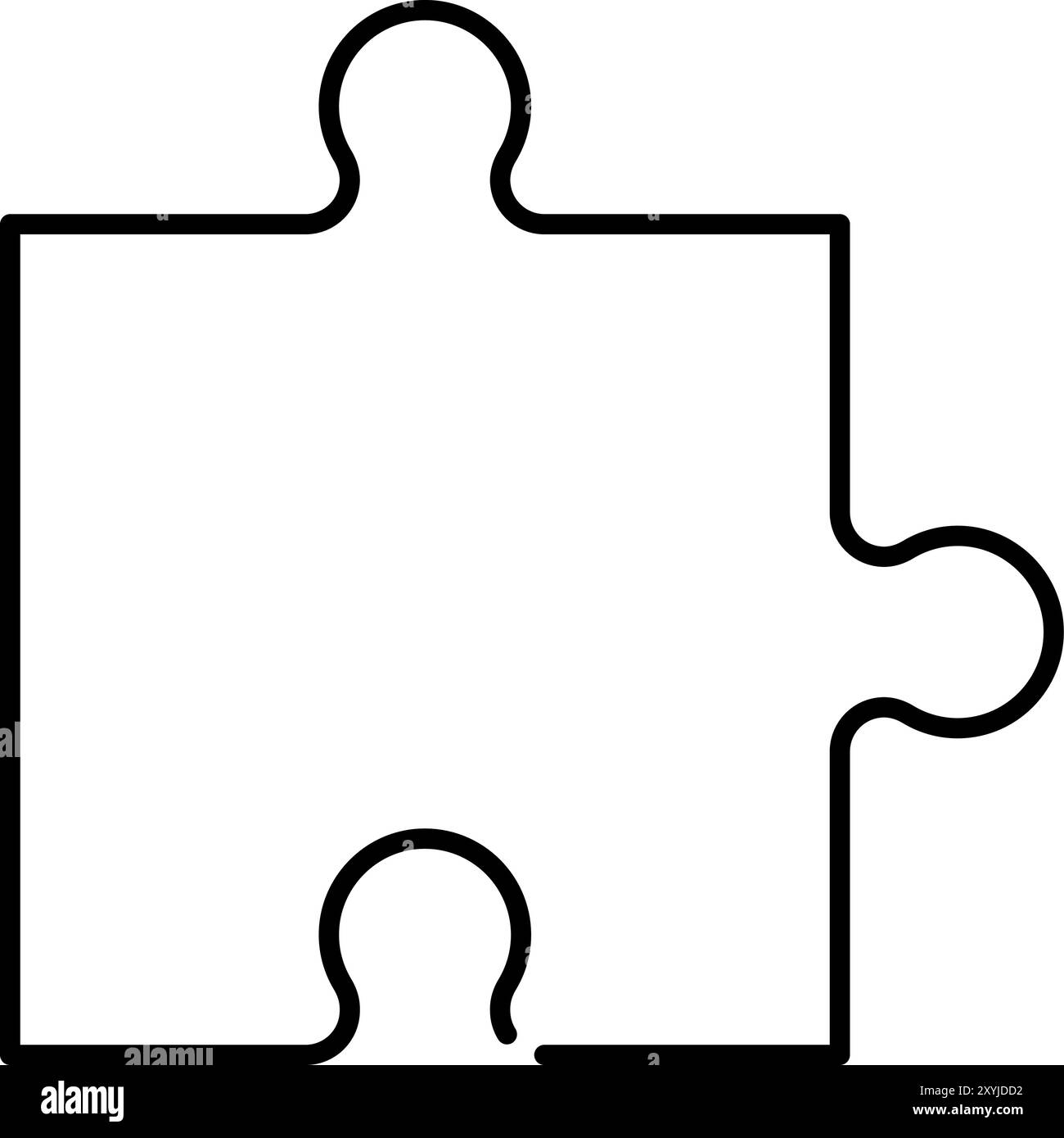 Puzzle Piece Icon Continuous One Drawing Toy Kids Company Logotype Symbol Template Concept Vector Illustration Editable Stroke Stock Vector Image Art Alamy