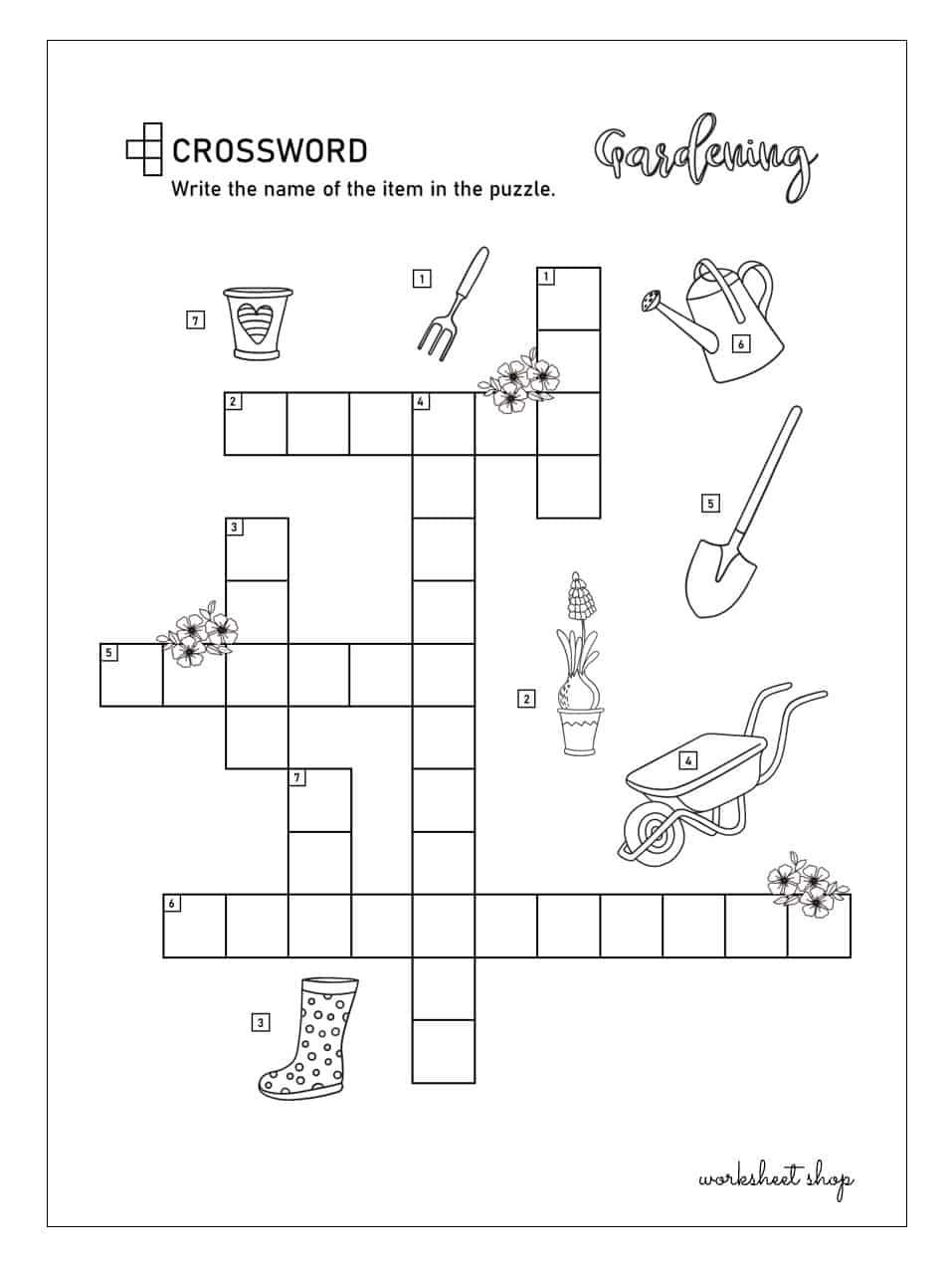 Puzzles Worksheet Shop Worksheets Library