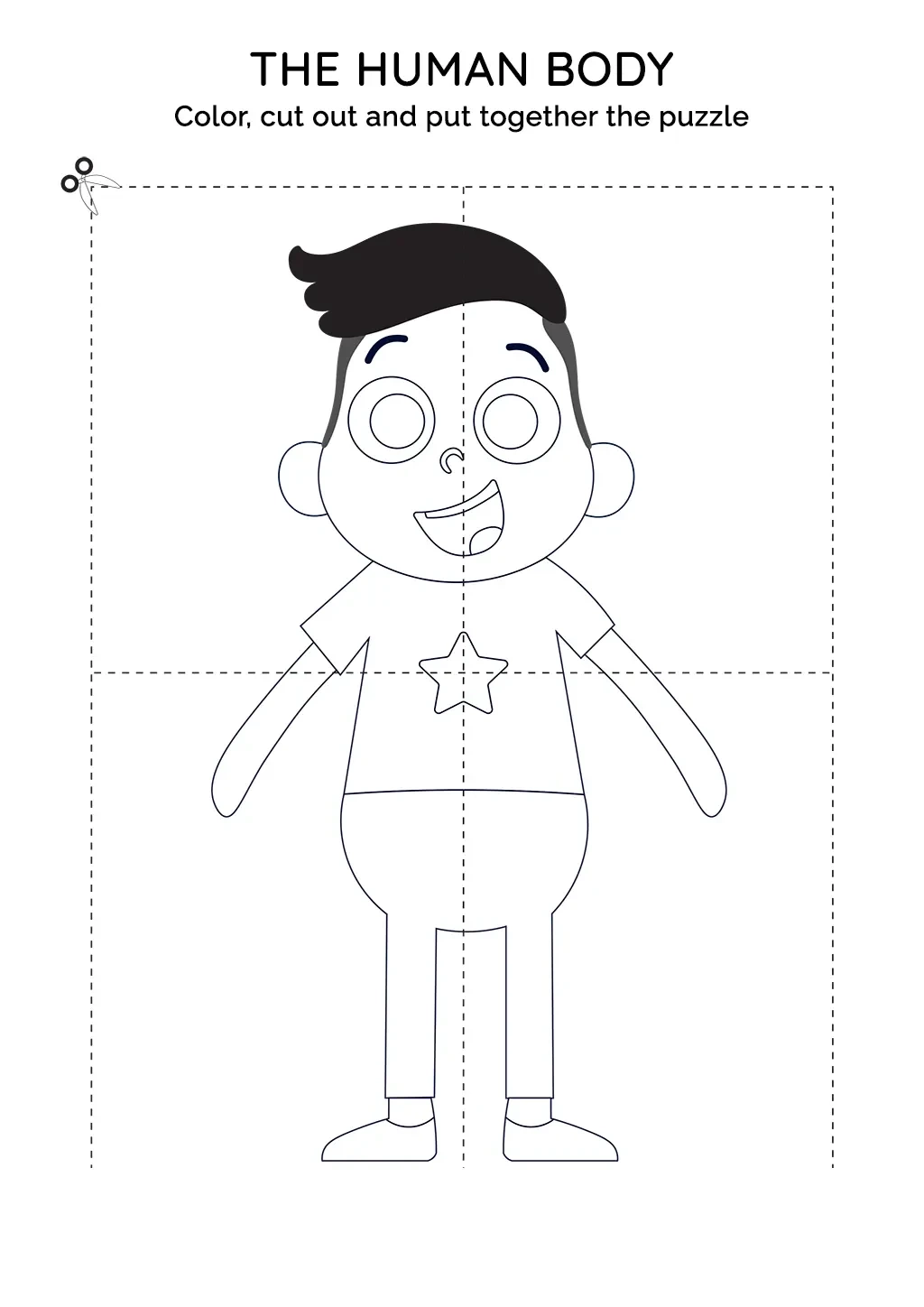 Science Worksheet For 3 Year Olds Learn Human Body Parts Smart Tales
