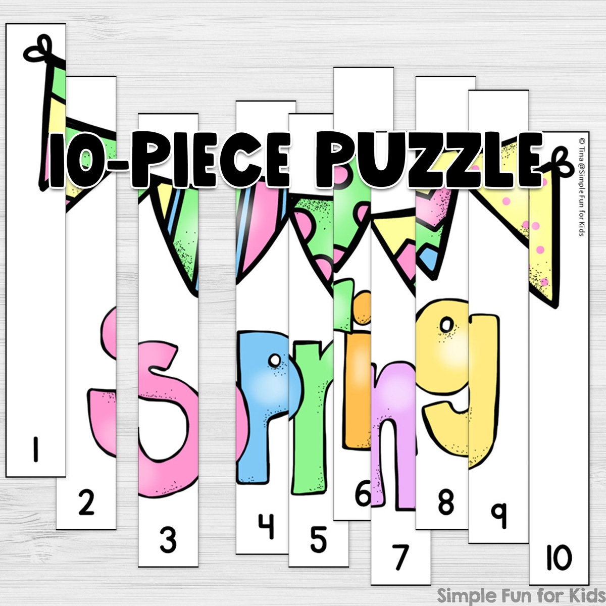 Spring Puzzles Simple Fun For Kids