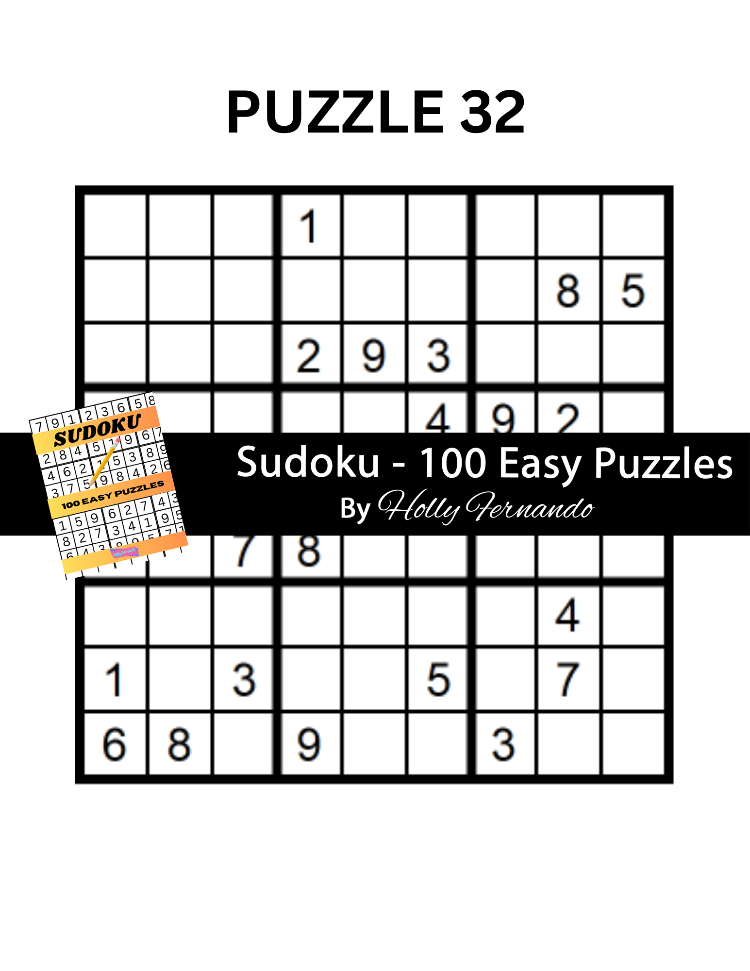 Sudoku 100 Easy Puzzles Holly Fernando