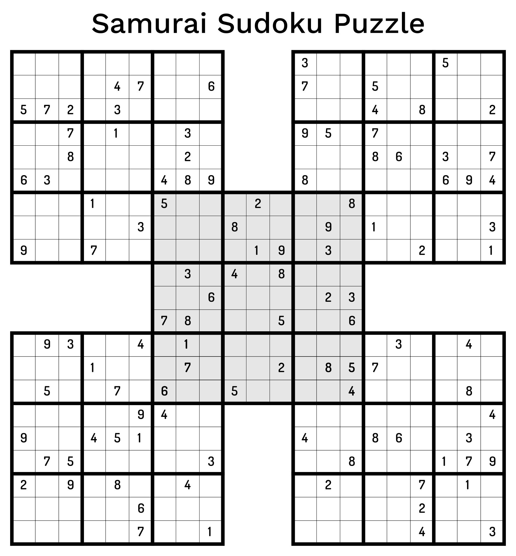 Sudoku Grid Puzzle 10 Free PDF Printables Printablee