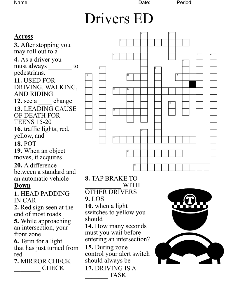 Teen Crossword WordMint