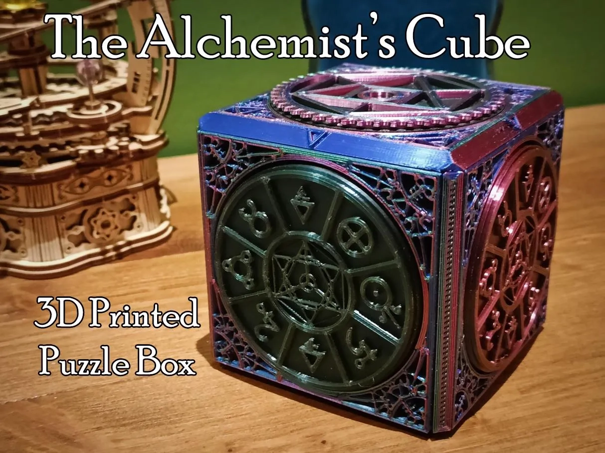 The Alchemist s Cube A 3D Printed Puzzle Box 4 Steps Instructables