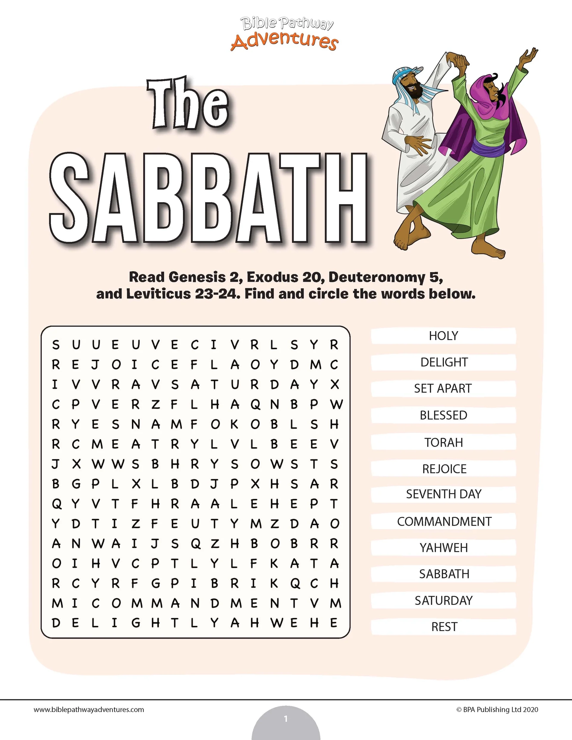 The Sabbath Bible Word Search PDF Bible Pathway Adventures The Sabbath Bible Word Search PDF Bible Pathway Adventures