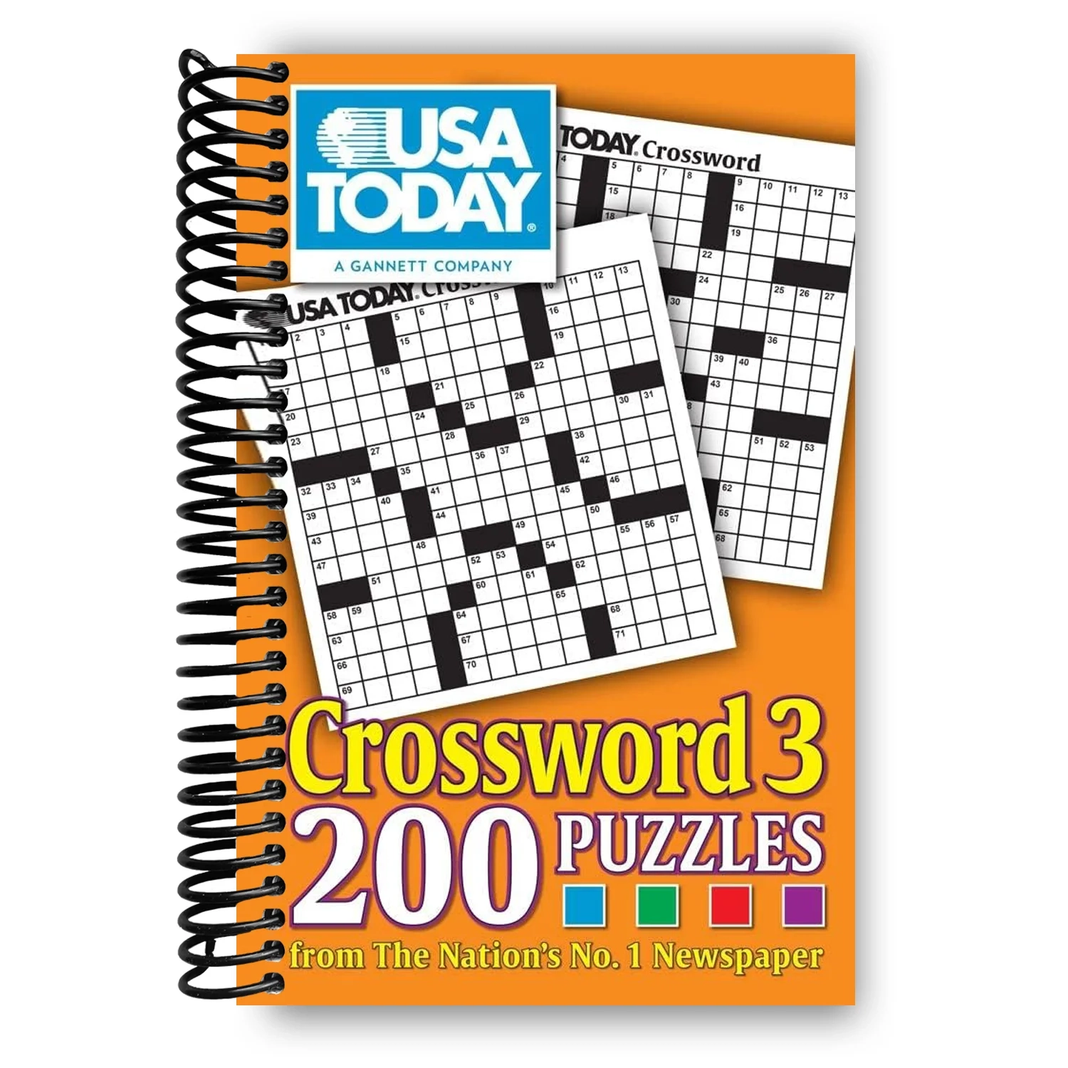 USA TODAY Crossword 3 Spiral Bound Walmart