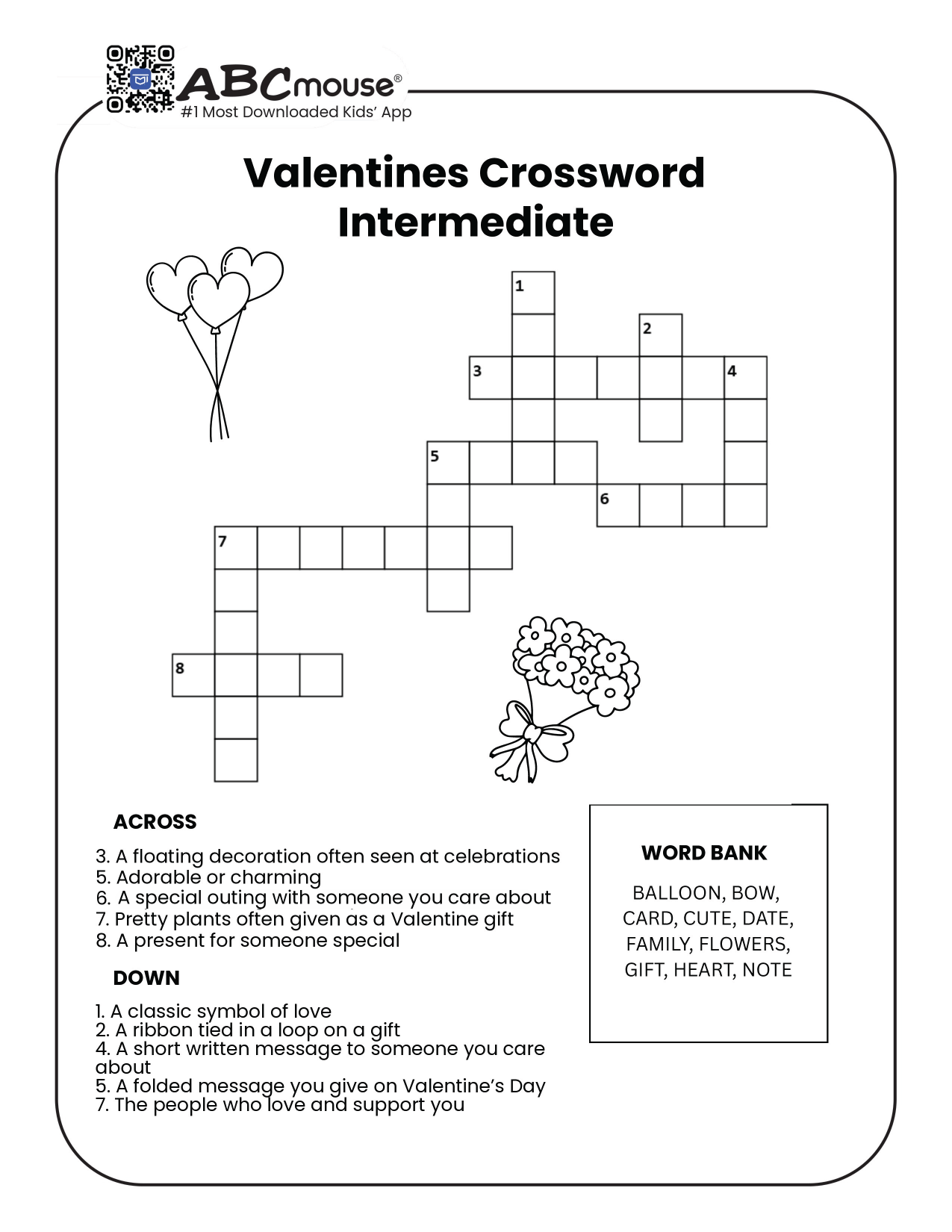 Valentine s Day Printables ABCmouse