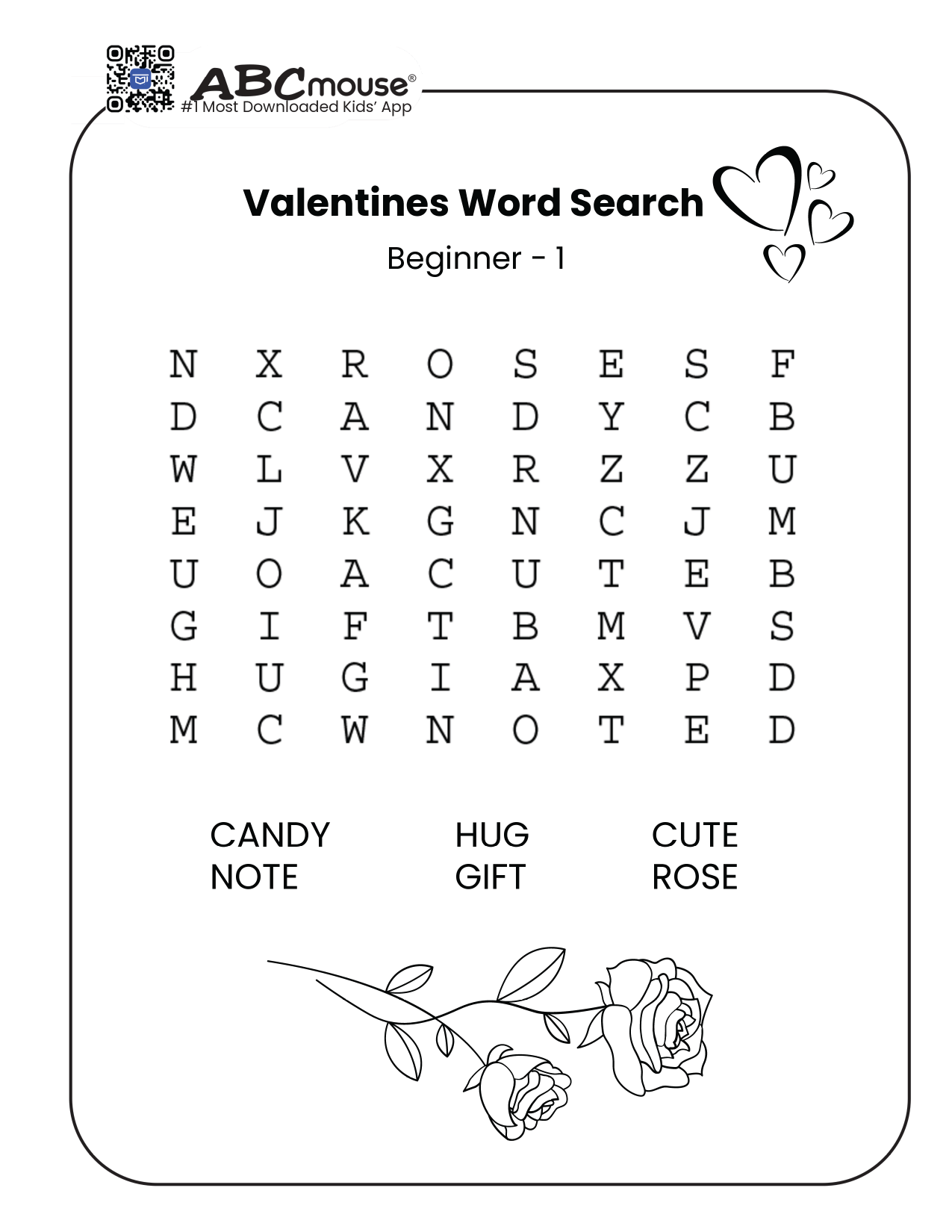 Valentine s Day Word Searches Word Scrambles Crossword Puzzles And More ABCmouse