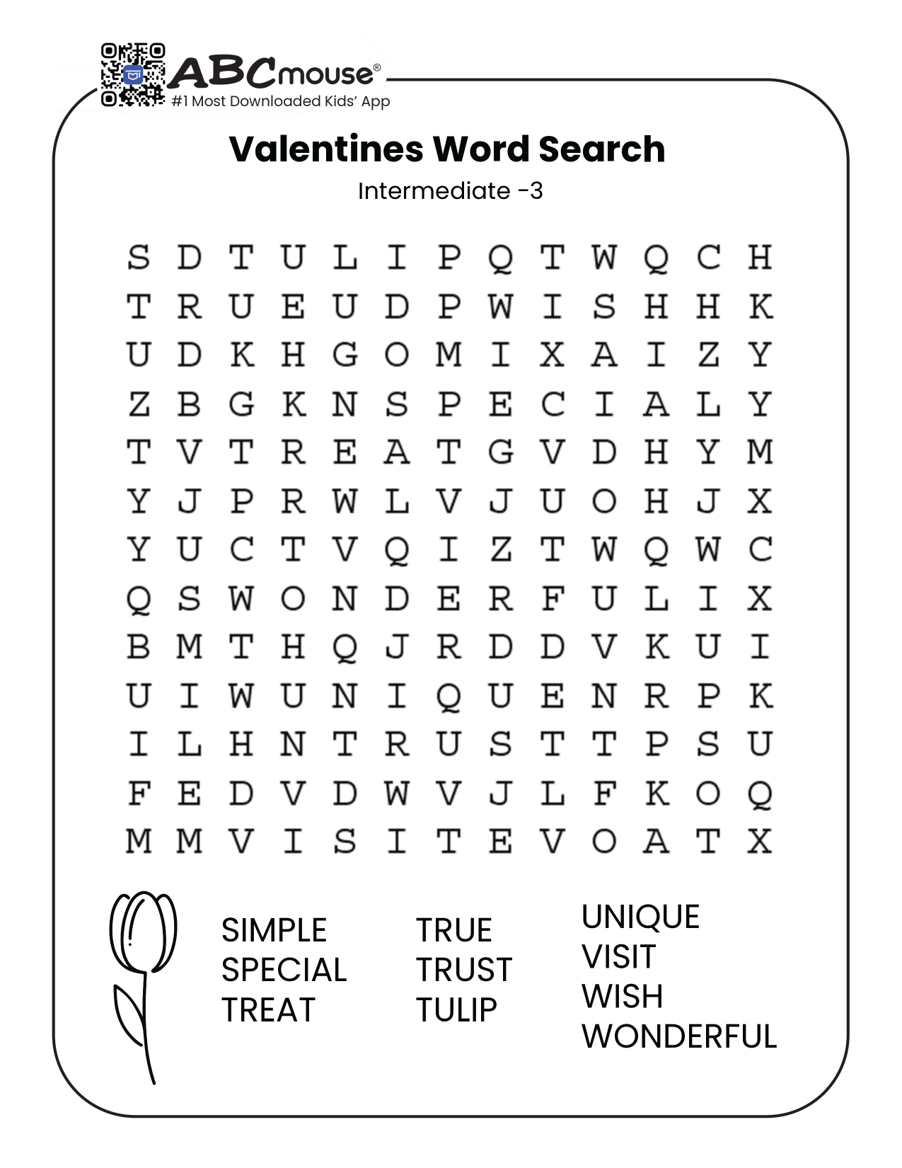 Valentine s Day Word Searches Word Scrambles Crossword Puzzles And More ABCmouse