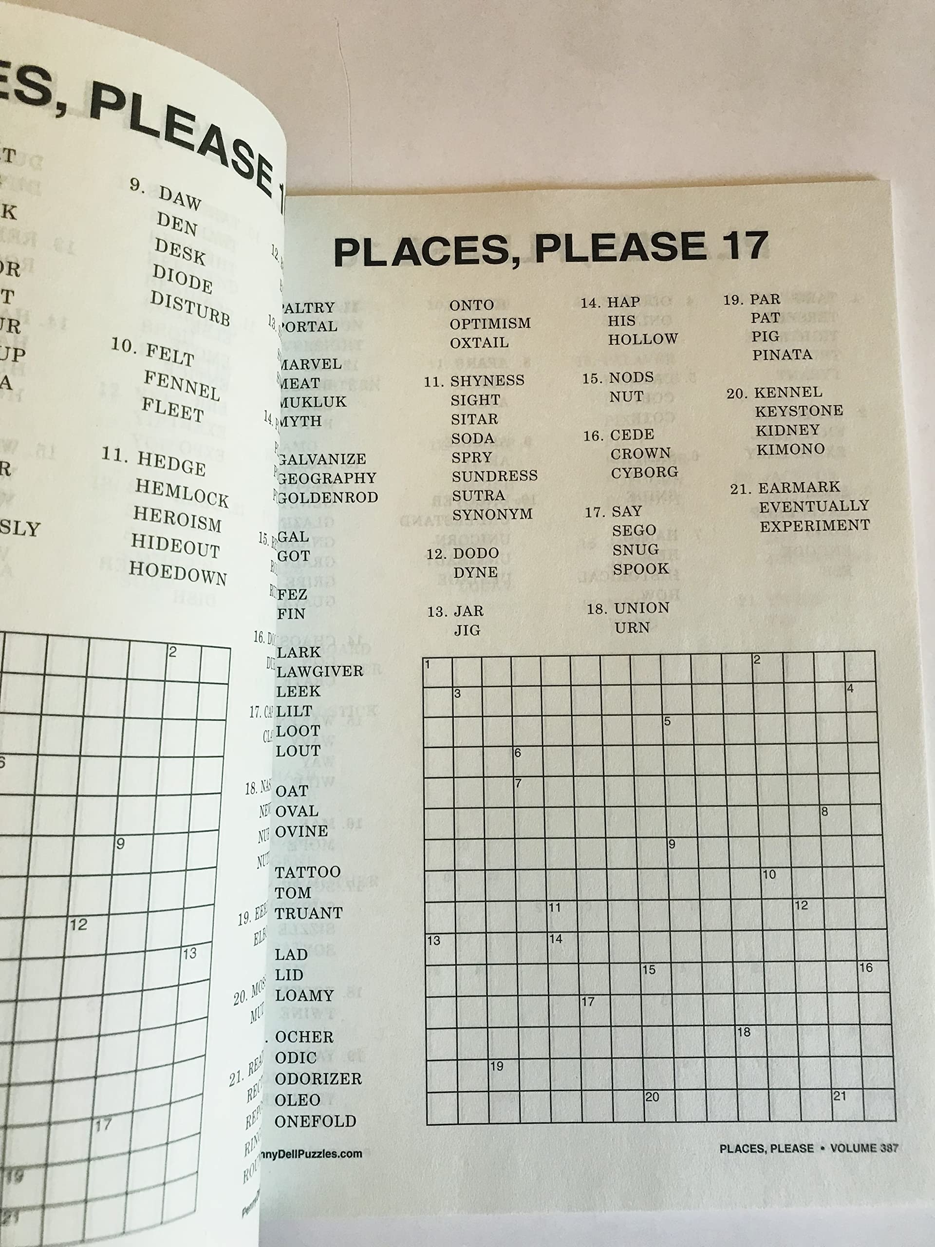 Volumes 387 388 Y 389 De The Places Please Fill In Puzzles De Penny Press Selected Series Amazon mx Juguetes Y Juegos