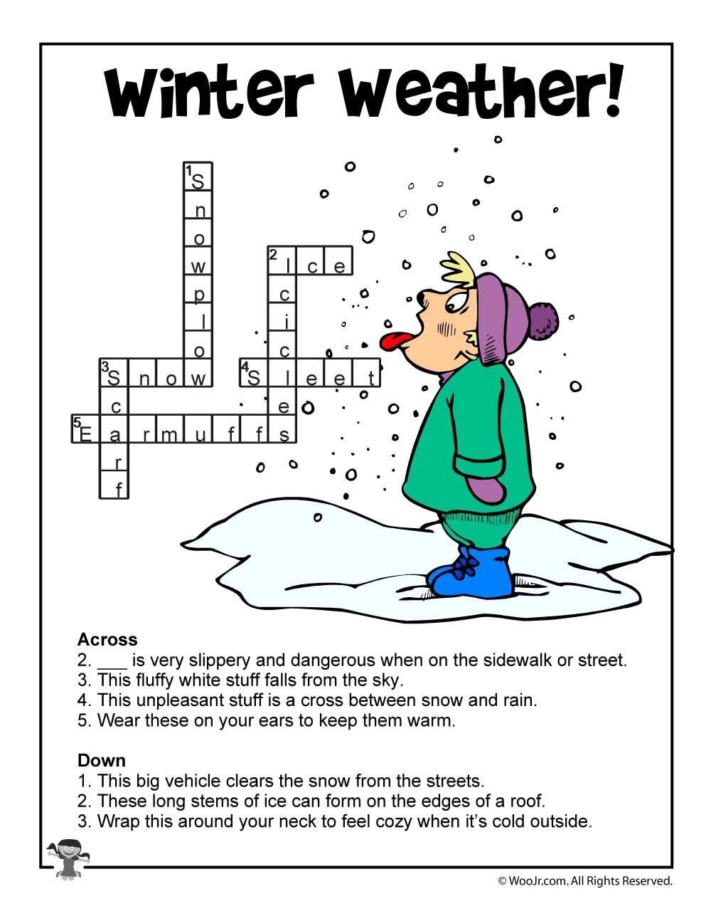 Winter Word Puzzles Compound Words Vocabulary Worksheets Woo Jr Kids Activities Children s Publishing