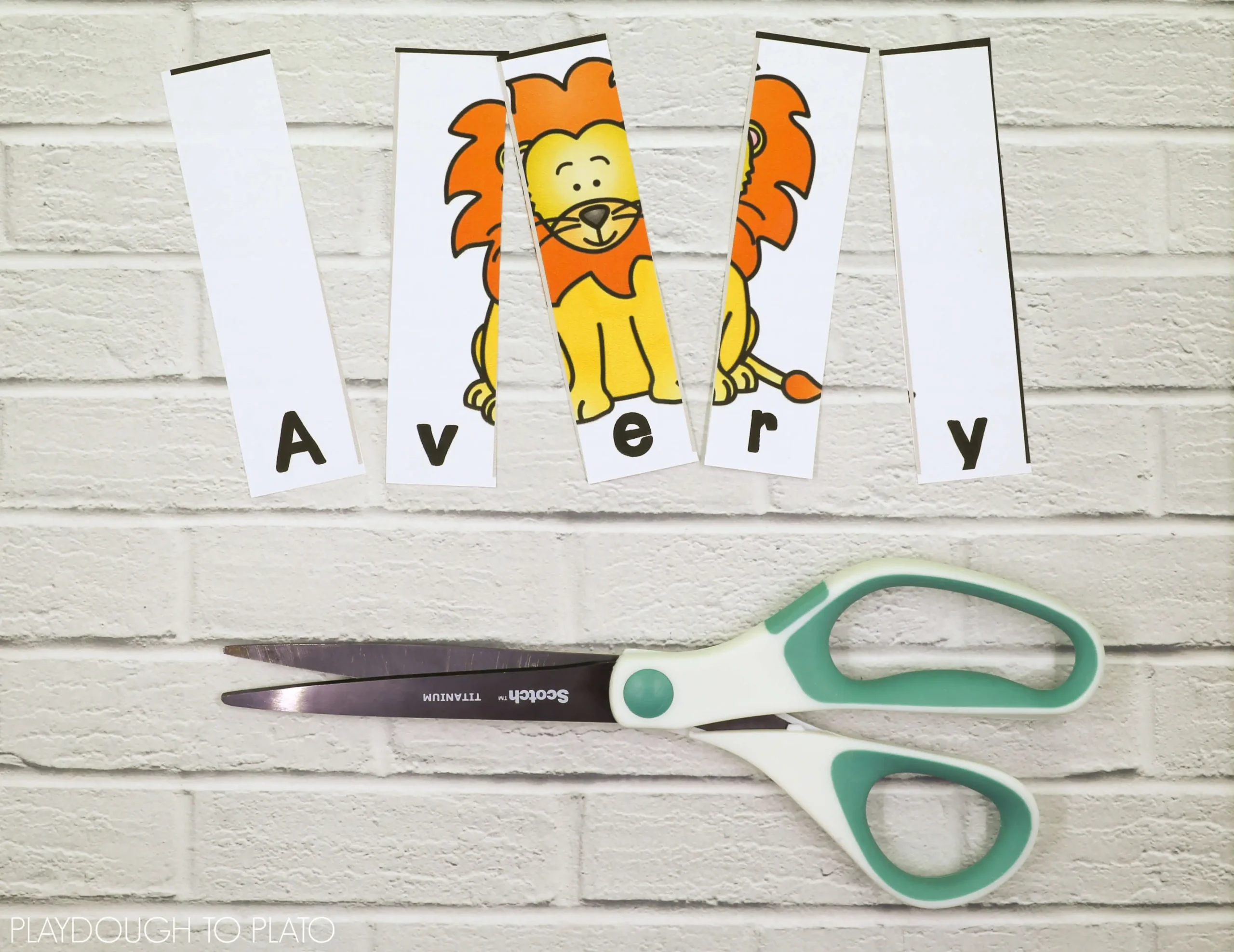 Zoo Name Puzzles Playdough To Plato